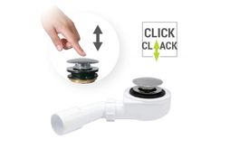 Click-Clack automata lefolyó, túlfolyó nélkül Héra kádakhoz